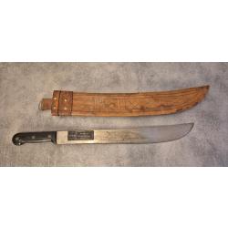 MACHETTE VINTAGE COUP COUP AVEC FOURREAU CUIR CORNETA SOLINGEN