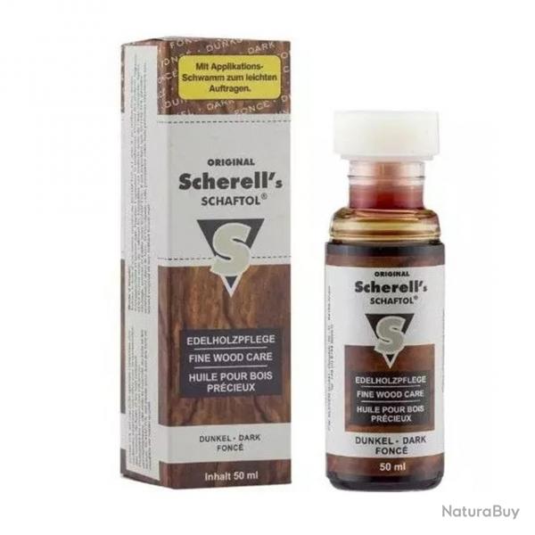 Huile SCHAFTOL pour bois teinte fonc 50 ml