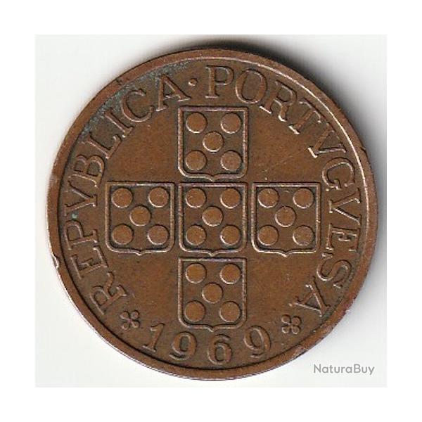 Pice de Monnaie Portugal 1 Escudo 1969