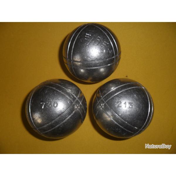 BOULES DE PETANQUE DE COMPETITION EXCELLENT ETAT MARQUE JB