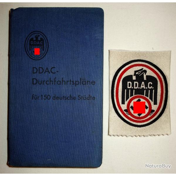 LES CARTES & INSIGNE  D.D.A.C.  du IIIme REICH.  /9264