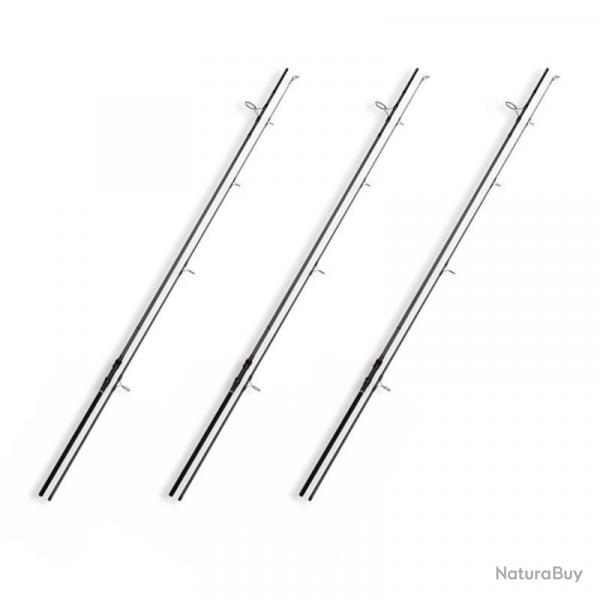 Pack de 3 cannes Black Widow Carp 3M 3,5LBS Daiwa