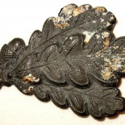 FEUILLE DE CHAINE DU KEPI DE JAGER ALLEMAND de la SECONDE GUERRE.  /9070