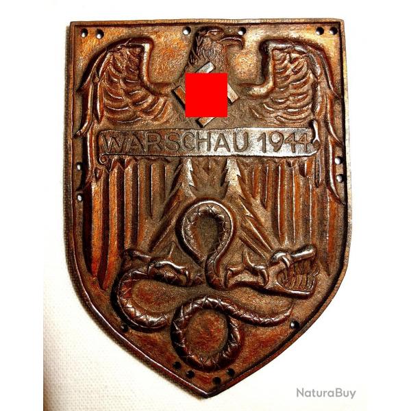 PLAQUE DE MANCHE de  WARSCHAUSCHILD  de la SECONDE GUERRE.  /9243