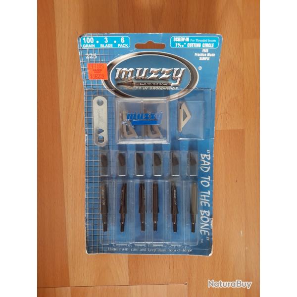 Pointes de chasse Muzzy  monter