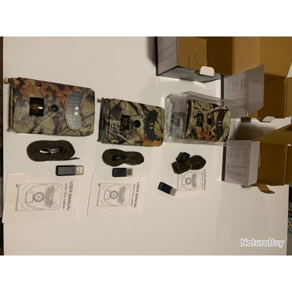 Lot de 3 camras Trail Camra
