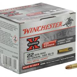 MUNITION WINCHESTER SUPER X CAL 22 MG BTE 150