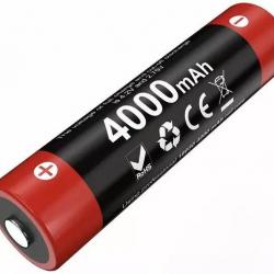 Batterie lithium 18650 4000mAh rechargeable KLARUS