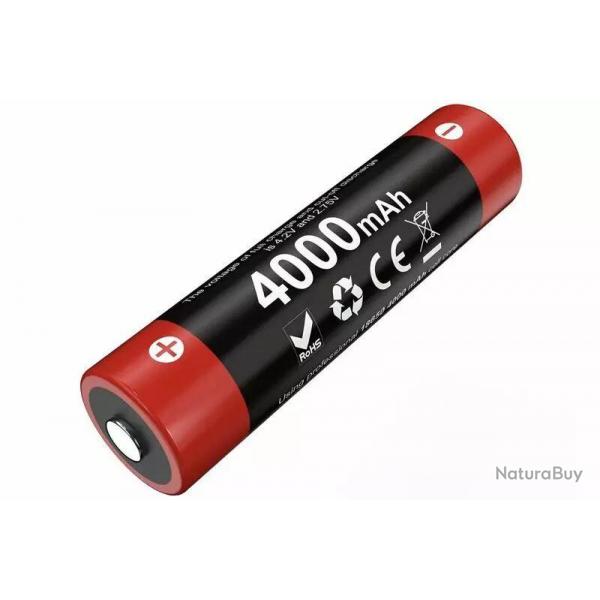 Batterie lithium 18650 4000mAh rechargeable KLARUS
