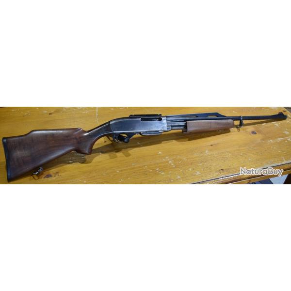 carabine a pompe REMINGTON 7600, cal 35 Whelen, chargeur 5 cartouches , bois