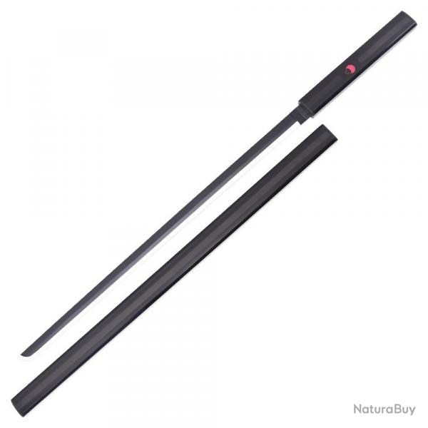 KATANA COSPLAY LAME BAMBOU MOTIF NARUTO NOIR