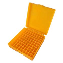 BOÎTE À MUNITIONS CALIBRE 9MM 100 EMPLACEMENTS - ORANGE - LIVRAISON GRATUITE
