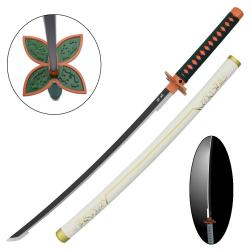 KATANA DECO LAME ACIER ET LED MOTIF DEMON SLAYER ZS658WGD