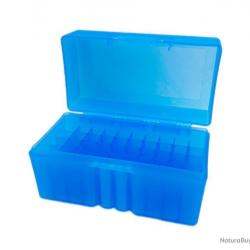 BOÎTE À MUNITIONS CALIBRE .223 50 EMPLACEMENTS - BLEU - LIVRAISON GRATUITE