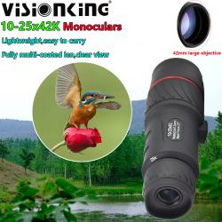 Visionking-Télescope monoculaire portable à longue portée 10-25x42 K Monocular LIVRAISON GRATUITE !!