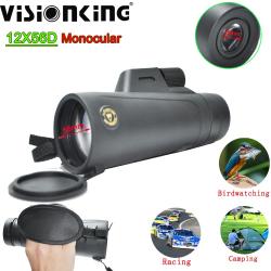 Visionking-Télescope monoculaire portable HD avec support de poignée, 12x56 LIVRAISON GRATUITE