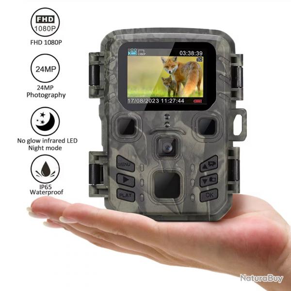 MINI301 Suntekcam-Camra de piste avec vision nocturne , 24MP, 1080P