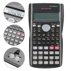 Calculatrice scientifique avec 240 fonctions et écran à 2 lignes, calculatrice p