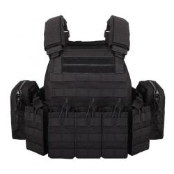 Gilet tactique CobraLine YAKEDA avec 5pcs - Black