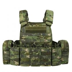 Gilet tactique CobraLine YAKEDA avec 5pcs - Green CP