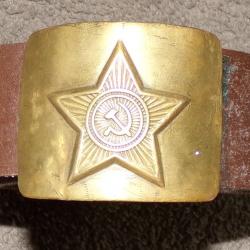 CEINTURON SOVIETIQUE RUSSE (SPETSNAZ - AFGHANISTAN - AFGHANKA - KLMK -TTSKO - BUTAN)