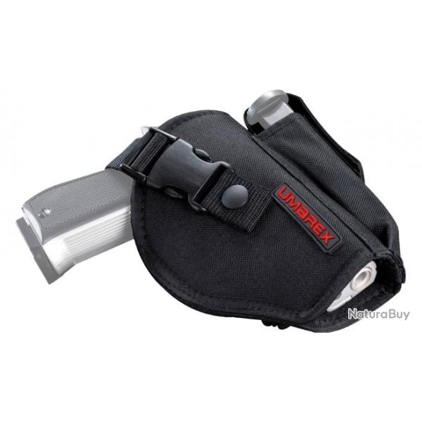 HOLSTER RETENT. SANGLE PORTE-CHARG, MOYEN PIST (TP50/HDP50, CP88/99, 1911, M92, "UMAREX"