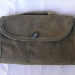 WW2 US POCHETTE MILITAIRE AMÉRICAINE POUR KIT D'ENTRETIEN  TOOL ROOL M-13 ( 39-45 )