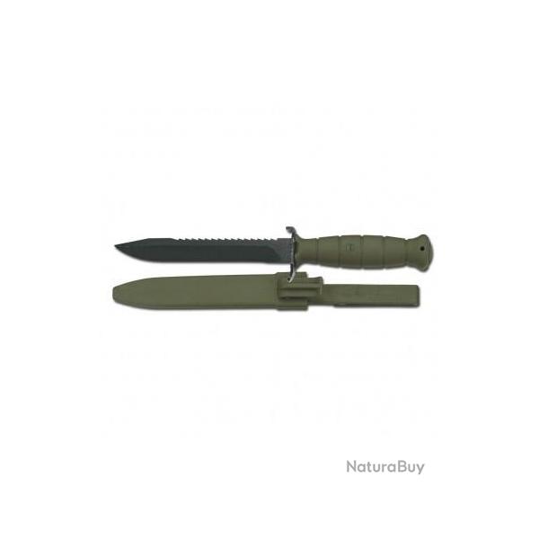 COUTEAU GLOCK FM 81 VERT OLIVE AVEC SCIE