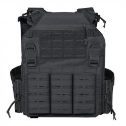 Veste porte plaques 600d quick detach noire TACTICAL OPS
