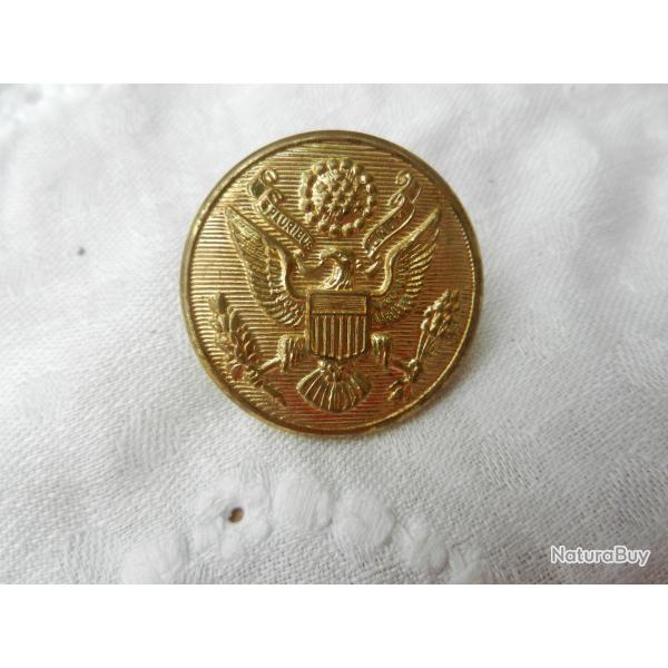 bouton militaire US amricain 2me guerre dor diamtre 28 mm