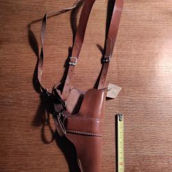 Ancien Holster cuir année 70 neuf