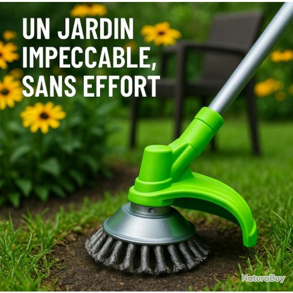 Tte Dsherbage Coupe Herbe Machine Rotative Tondeuse Outil Jardin Brosse Tte Disque Fil Acier