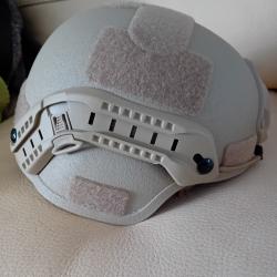 ENCHERE VERITABLE CASQUE BALISTIQUE PARE BALLES MICH NIVEAU IIIA TAILLE 54/62 COYOTE