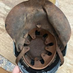 Casque allemand pompier mod 1934 - militaria - ww2