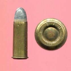 8 mm non réglementaire - TRES RARE 1er modèle - balle plomb à calepin papier