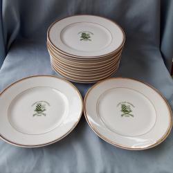Assiettes porcelaine club de tir Flobert