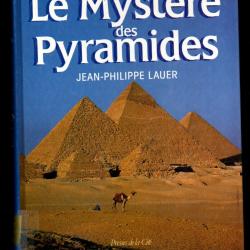 le mystère des pyramides jean-philippe lauer , + le grand guide de l'égypte olivier tiano et autres