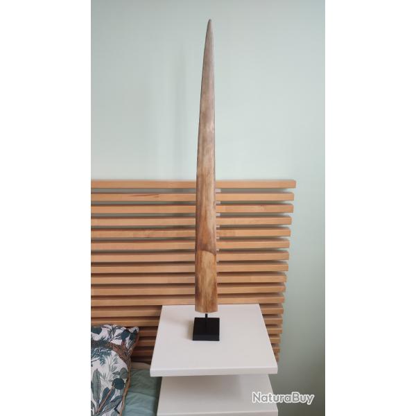 Rostre espadon mont sur socle sur mesure - Dfense espadon de 76 cm