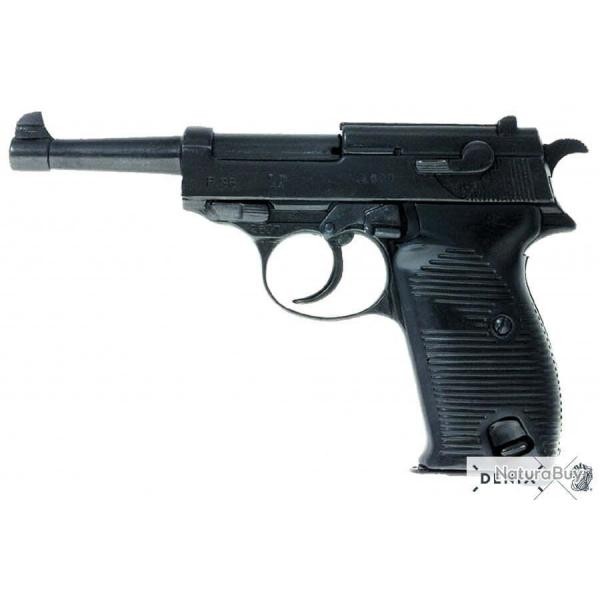 Rplique dcorative Denix du pistolet allemand Walther p38 1938