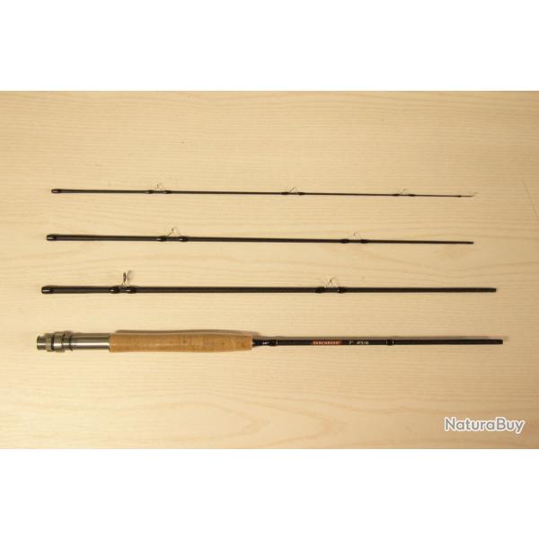 VENDS CANNE A MOUCHE SEACHASER 7 PIEDS SOIE 5/6