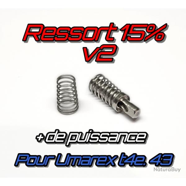 RESSORT 15% v2 : plus de puissance DEBRIDAGE Umarex t4e 43