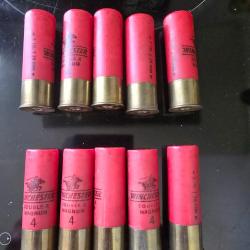 10 cartouches winchester calibre 12 magnum