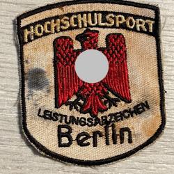 un insigne de sport Universitaire allemand ww2