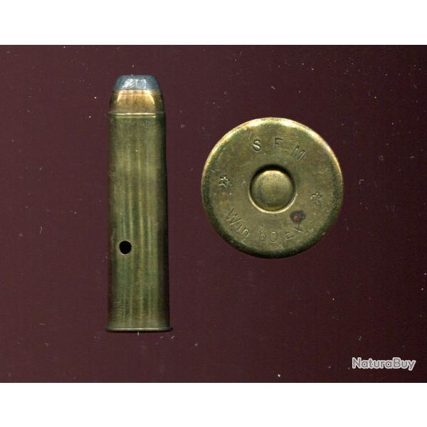 .50-95 Win Express - RARE cartouche de dmonstration - marquage : SFM * WIN 50 EX * - 1 trou