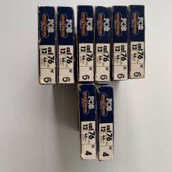Cartouches cal 12 magnum 46gr lob de 4 et 6