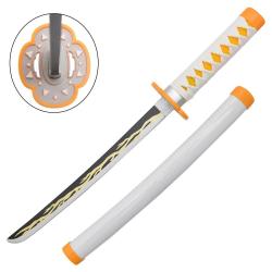 MINI KATANA DECO LAME BAMBOU MOTIF DEMON SLAYER