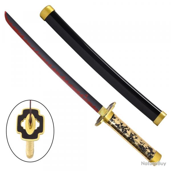 MINI KATANA DECO LAME BAMBOU MOTIF DEMON SLAYER