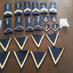 Lot de galons et boutons Gendarmerie Mobile