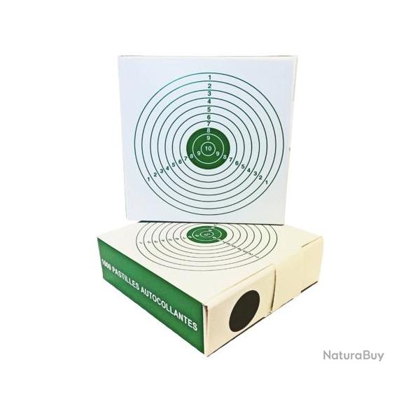 GOMMETTES NOIRES POUR CIBLES DIAM. 15 MM, BOITE DE 1000 "UMAREX"