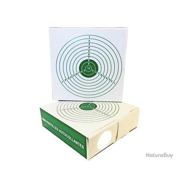 GOMMETTES BLANCHES POUR CIBLES DIAM. 19 MM, BOITE DE 1000 "UMAREX"